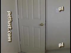 Watch this sophisticated guy kiss his cute puppy in our exclusive free porn movie!
